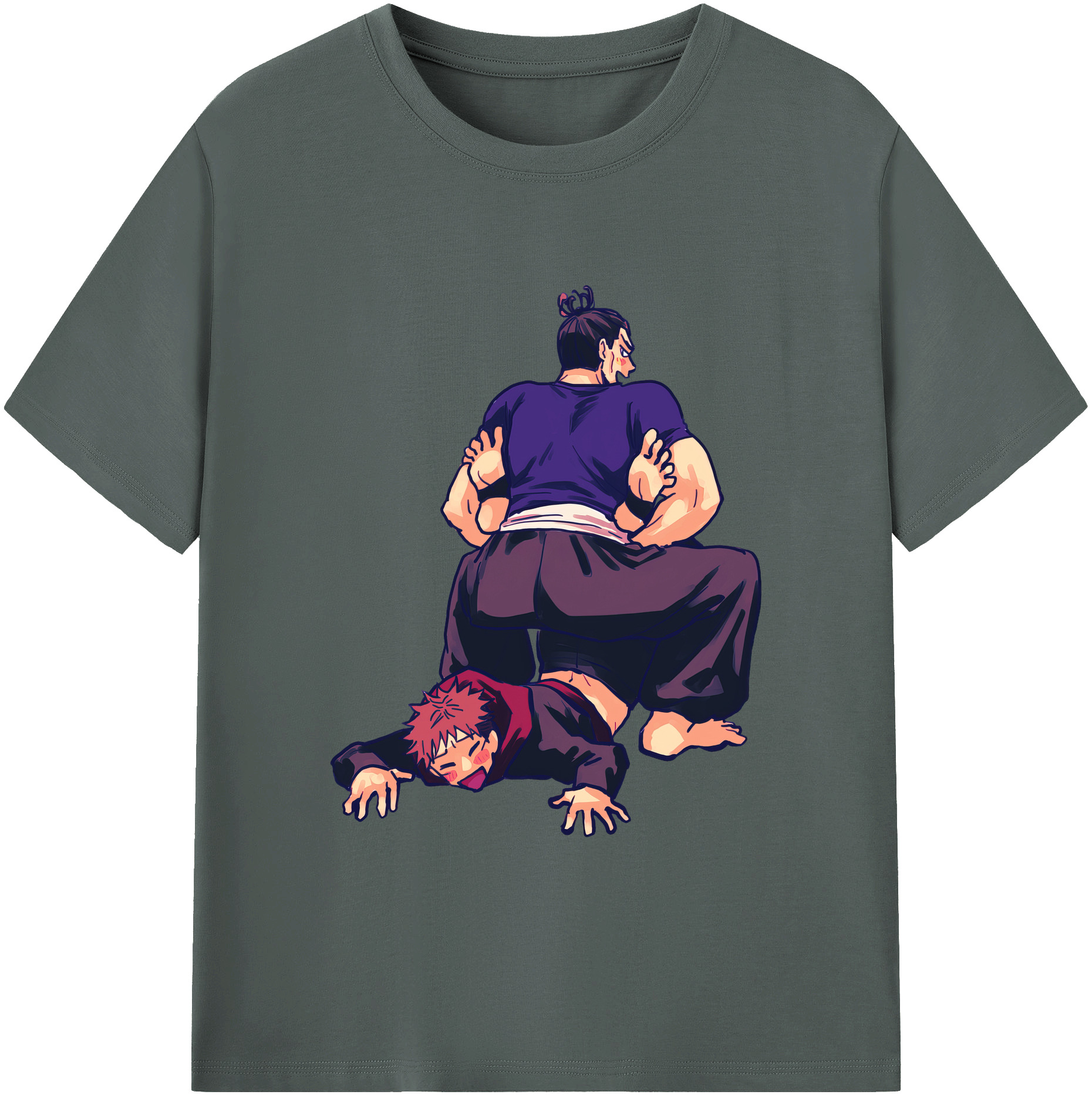 （画像用） 呪術廻戦 Jujutsu Kaisen 綿100％ メンズ半袖Tシャツ｜肌触りやわらか＆通気性
